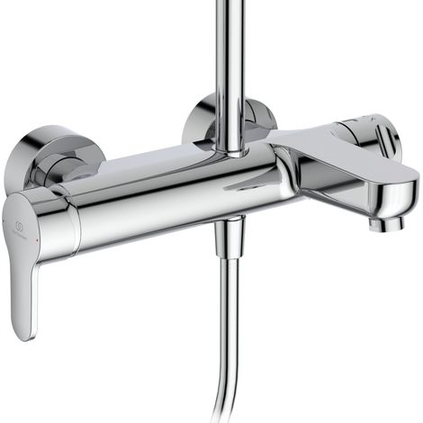 Ideal Standard Cerafine O - Conjunto de ducha con grifo de bañera, diámetro 20 cm, 1 chorro, cromo BC749AA (1/2)
