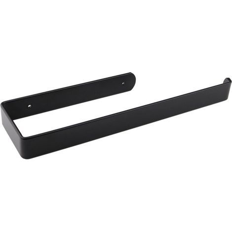 On and Off Porte Sopalin, Porte Rouleau Papier Cuisine, Porte Essuie Tout de Cuisine sous l'armoire, Support Essuie Tout Support Sopalin Pas de Perçage (29.5CM) Noir (1/3)