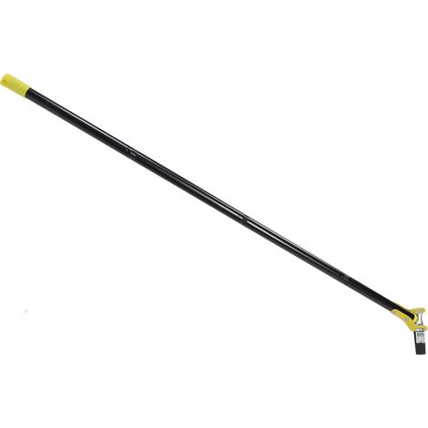 Houe de jardin Hula à long manche réglable, houe à étrier en acier inoxydable pour le jardinage et le désherbage, 3 sections (1/5)