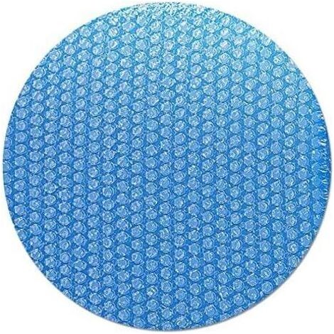 FENOPLASTICABache A Bulle pour Piscine Ronde Rectangulaire, Hivernage Ete Chauffante, De Protection Solaire Jacuzzi Spa étang Exterieur Imperméable (Ronde φ152cm) φ152cm - (1/5)