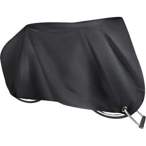 Fahrradabdeckung, 200 x 110 x 70 cm, Fahrradgarage mit Ösen für Schloss, hochwertiges Oxford-Gewebe, wasserdichter Schutz vor Staub, Regen, Schnee und UV-Strahlung (1/4)
