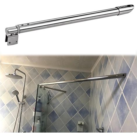 Barre de support pour paroi douche en verre 0,3 à 0,5 pouce (1/5)