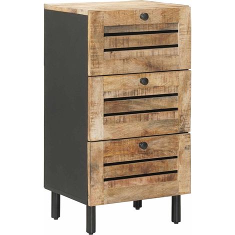 Storage Cabinets Natural 40 x 33 x 75 cm Solid Mango Wood vidaXL (1/5)