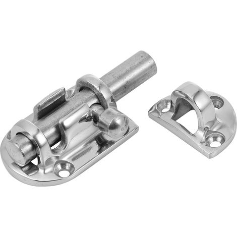 Verrou Coulissant inox Loquet de Sécurité (1/5)