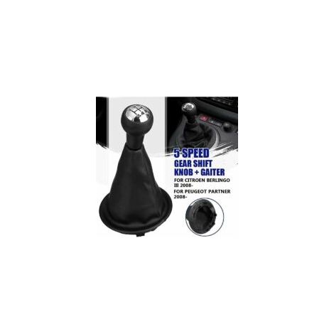 Pommeau de levier de vitesses à 5 rapports + couvercle-Pour Citroën III -Pour Peugeot Partner 2008-2021 (1/2)