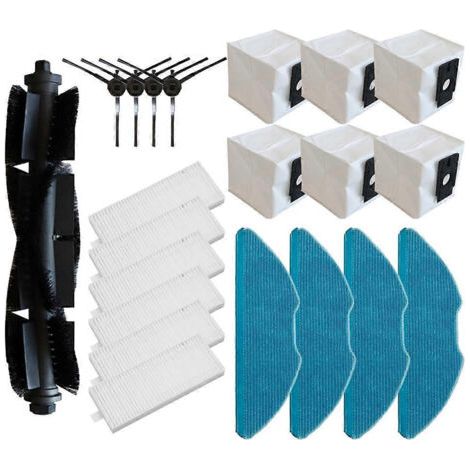 Pièces détachées pour TP-Link Tapo RV10 / RV10 Plus / RV20 Max / RV20 Max Plus / RV30 / RV30 Plus : brosse, filtre, sac à poussière, serpillière