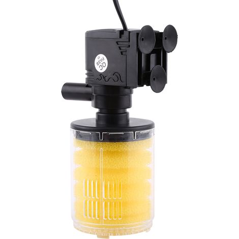 Filtre submersible 3 en 1 pour aquarium avec pompe à air et oxygénation (12 W) (1/5)
