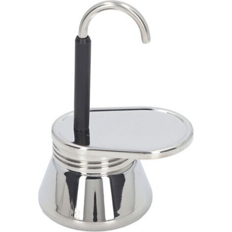 Cafetière italienne légère en acier inoxydable à bec unique pour le camping en plein air (1/4)