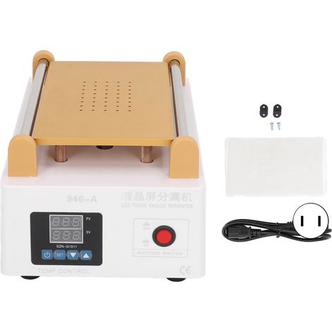 Machine de séparation d'écran LCD 0-110℃, outil de décollement sous vide pour réparation de téléphone, entretien, prise américaine 110V (1/5)