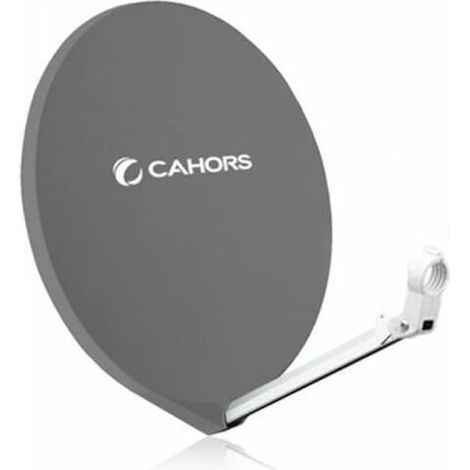 Antenne Parabole Satellite Fibre - Cahors SMC 80 UNI - 80 CM, Gain 38,25 dB, Bande de fréquence 0,7 - 12,75 GHz (1/2)