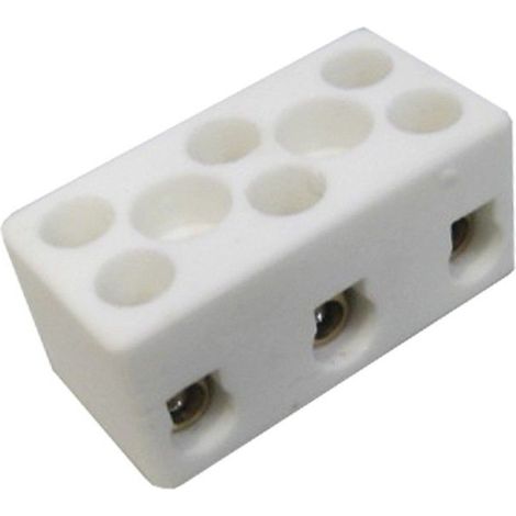 Confezione da 5 unità striscia in ceramica 3 poli 4mm 900°