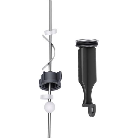 Ensemble de remplacement de tige à bille escamotable pour bonde de lavabo de salle de bain, extension universelle pour la maison et l'hôtel, installation facile. (1/5)