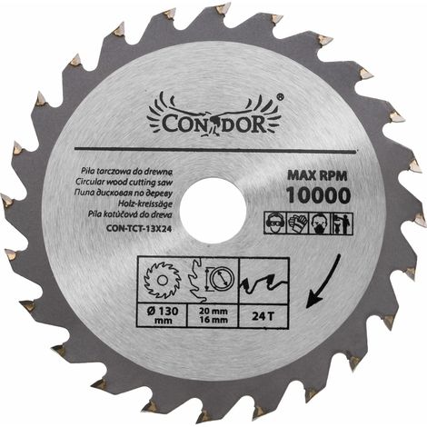 Kreissägeblatt Condor con-tct-1204 125 mm 40 Zähne