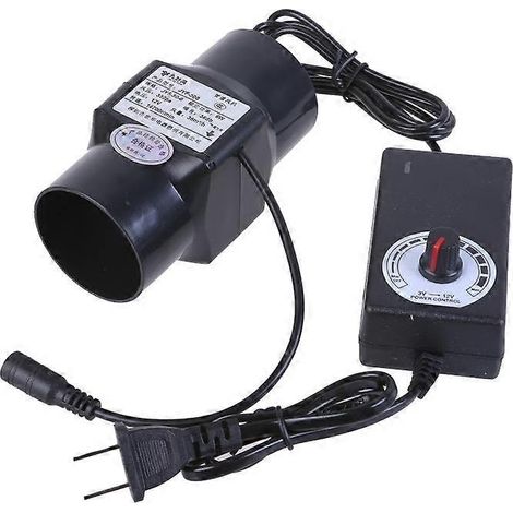 Ventilateur d'extraction de plafond et de fenêtre avec conduit d'évacuation, AC100-240V, variateur de vitesse pour salle de bain (1/4)