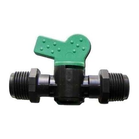 Robinet 2 filetages 3/4" pour camping car et caravane
