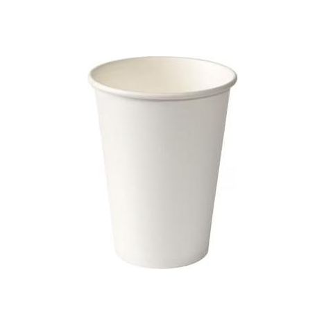Duni Pappbecher 0,2 L weiß - 50 Stück Becher/Deckel/Halter Kombi