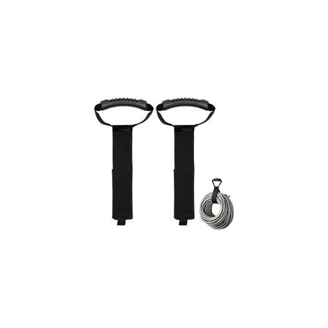 Lot de 2 Sangle de Rangement, Organisateur de Rallonges et de Tuyaux Avec Poignées, pour Ranger des Câbles Rallonge, des Tuyaux des Fils, des Cordespo