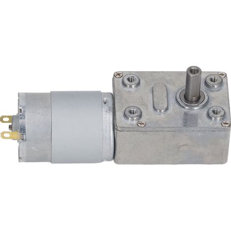 Rechteckiger Gleichstrom-Schneckengetriebemotor mit 60 U/min, hochpräzise Drehzahlreduzierung, 24 V DC (1/5)