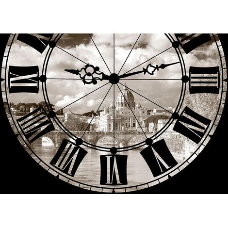 Clock, photo murale intissée, 360x270 cm, 4 parties (1/3)