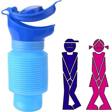 Ausziehbares Notfall-Urinal – Tragbare Mini-Toilette für Camping, Outdoor und Reisen – für Kinder und Erwachsene