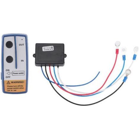 Treuil électrique télécommande sans fil système de contrleur 12V interrupteur d'alimentation pour véhicule tout-terrain (1/5)