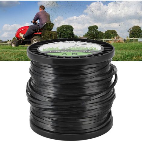 Convient aux débroussailleuses Husqvarna, fil rond de 3,3 mm pour tondeuse à gazon, bobine noire de 50 m (1/5)
