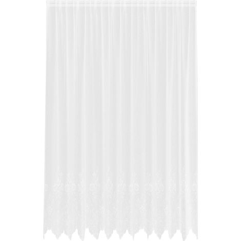 Maison Exclusive - Tenda in Pizzo con tende Bianco 300 x 300 cm Poliestere