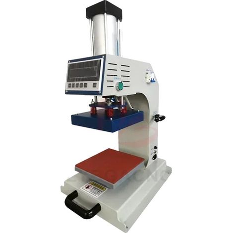 Pressa pneumatica per trasferimento termico, applicazioni versatili, alta efficienza, set da 1 (1/2)