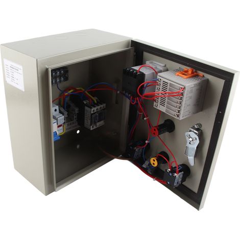 Temperaturreglerbox 0 bis 400 °C, Thermostatbox, PID-Temperaturregler mit Thermoelement, 380 V AC, 7,5 kW (1/5)