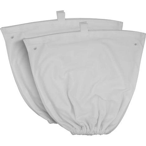 Lot de 2 sacs filtrants fins de rechange compatibles avec le nettoyeur de piscine robotique Aquabot 8114 lavables (1/5)