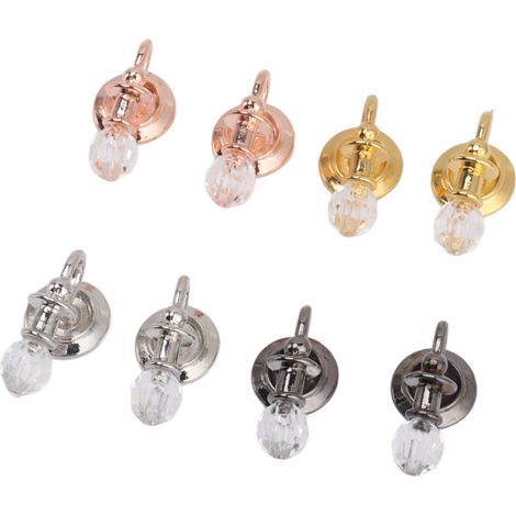 Lot de 8 lampes murales miniatures pour maison de poupée, lumières colorées réalistes, décoration pour maison de poupée à l'échelle 1:12 (1/5)