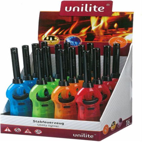 Accendigas accensione a fiamma Luxembourg con tubo rigido colori assortiti (1/3)