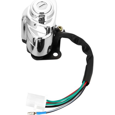 Clé contact bouchon réservoir casque antivol direction Honda VT600 Shadow 400 750 (1/5)