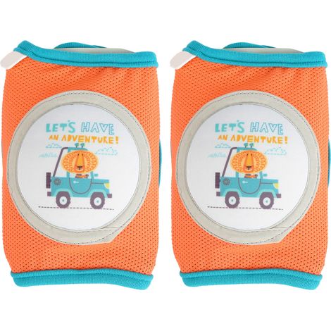 Genouillères bébé antidérapantes, protège-jambes rampants unisexe pour nourrissons garçons filles tout-petits. (1/5)