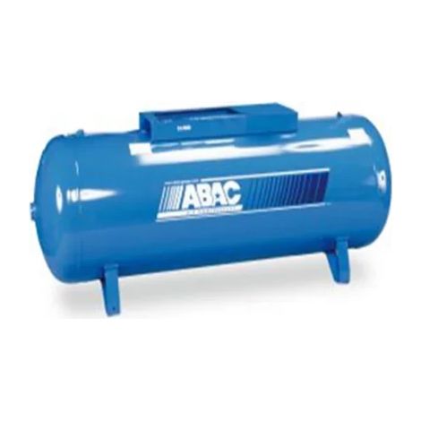 Réservoir d'air horizontal peint 500 litres ABAC (1/3)