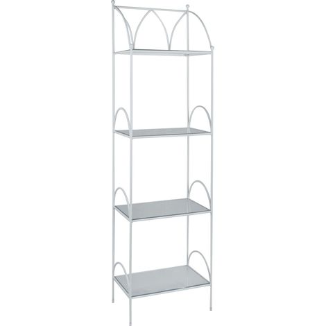 Etagere 4 Ripiani VENEZIA in Ferro Battuto Colori Ferro: Ferro - Dimensioni Etagere: 35 x 25 H. 168 (1/3)