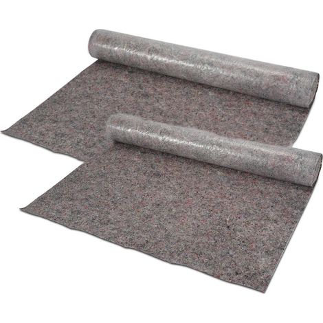 Wolketon Toile protection peintre 220 g/m² Bâche de protection peintre non-tissé de protection pour peintres en polyéthylène 2x 50m