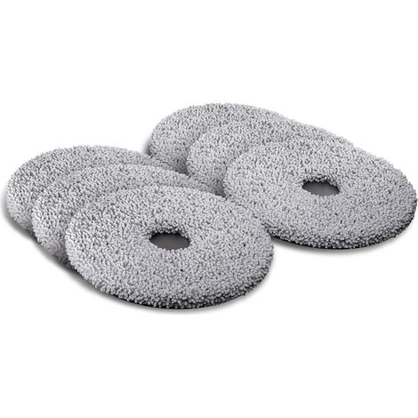 (6 piezas) Almohadillas de repuesto para mopa Plus 505 Combo, compatibles con los robots de limpieza Plus 505 Combo y Plus 405 Combo. Accesorios para mopa. (1/4)