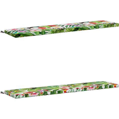 Coussins de Banc SOEST 2 pc 100 % polyester Multicolore vidaXL