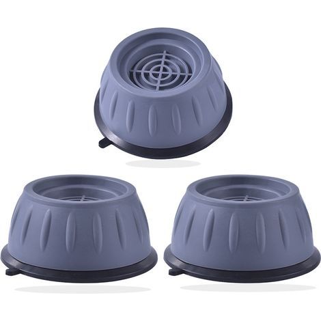 4 Pièces Tapis Anti Vibration Machine a Laver,Kit Tapis Machine à Laver Anti Vibration Universel,Gray Patin Anti Vibration Lave Linge,Pied Caoutchouc Anti Vibration Support Machine a Laver Seche Linge (1/5)