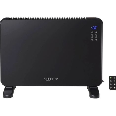 [NEUWERTIG] B-Ware Sygonix Glaskonvektor Elektroh Heizgerät Heizung Raumheizung 2000 W Weiß
