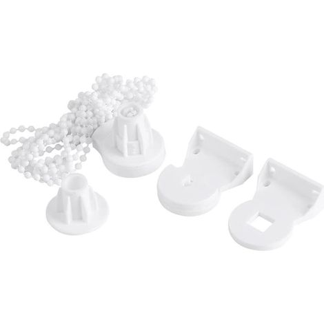 Kit de réparation pour stores enrouleurs, supports de rechange de 25 mm, chaînette incluse (1/5)