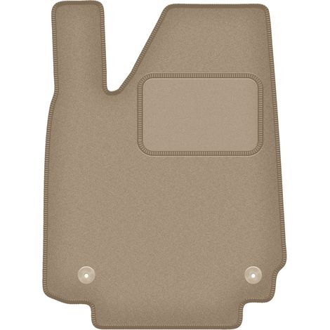Tapis de sol conducteur en velours pour : Hyundai ioniq 6 berline (2022-) beige (1/5)