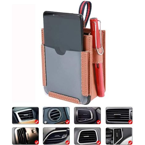 Sac de rangement pour évent de voiture (orange)-Fei Yu