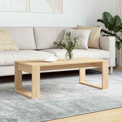 vidaXL Coffee Table Sonoma Oak 102x50x35 cm Engineered Wood (1/5)