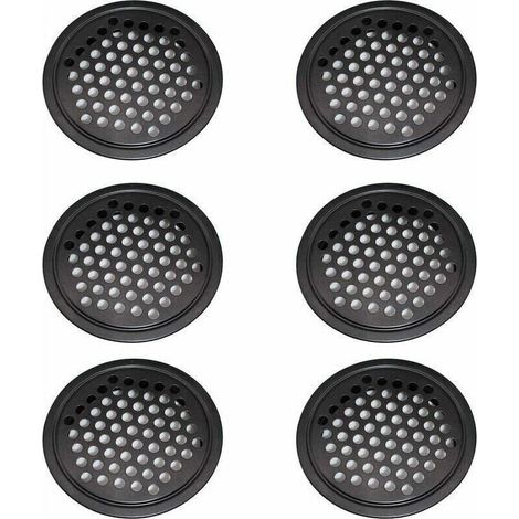 6PCS Grille de Ventilation L'armoire- 60 mm Grille Ventilation Ronde Peut ê Utilisé Dans le Garage, Salle de Bain la Chambre (1/5)