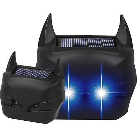 6-teiliges Ultraschall-Tiervertreiber-Set mit LED-Leuchten, solarbetrieben, zur Schädlingsbekämpfung auf Baustellen und in landwirtschaftlichen Betrieben (1/5)