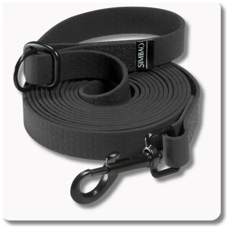 Correa Ajustable Impermeable 7m para Perros 25-50 kg - Negro, 82 MM (1/5)