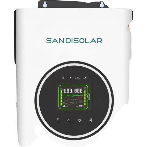 Inversor solar híbrido, doble salida, funcionalidad inteligente, SD-PLUS-2442WP-EU, 220-240V, 24V (1/5)