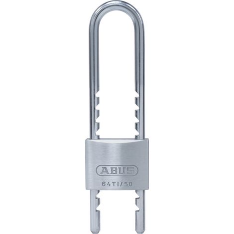 Cadenas abus modèle 64TI 50 mm couleur métallique acier